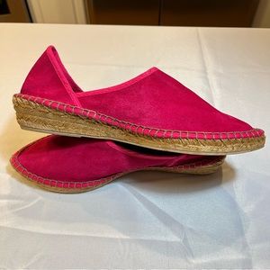 Pare Gabia Women’s Espadrilles Size 37 Suede Color Fuchsia Made in Spain
